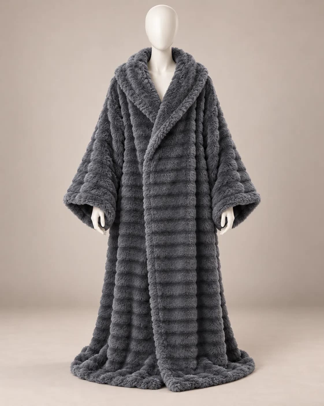 The Comfloom Heated Robe in Flannel