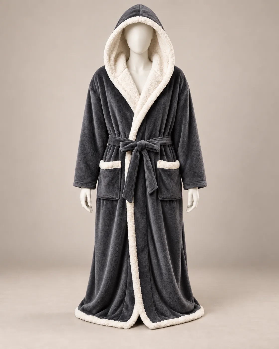 The Comfloom Heated Robe in Grey