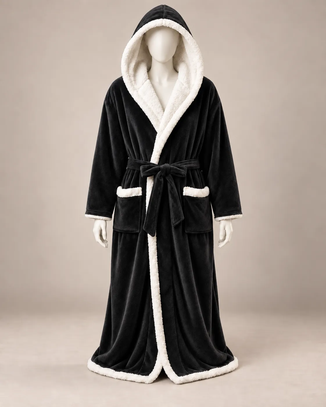 The Comfloom Heated Robe in Black